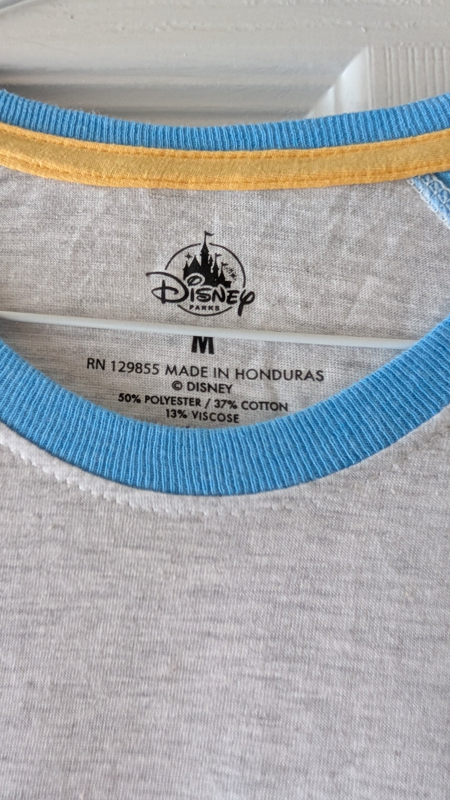 Walt Disney World Blue 3/4 Lenght sleeve T-Shirt - M - Mens