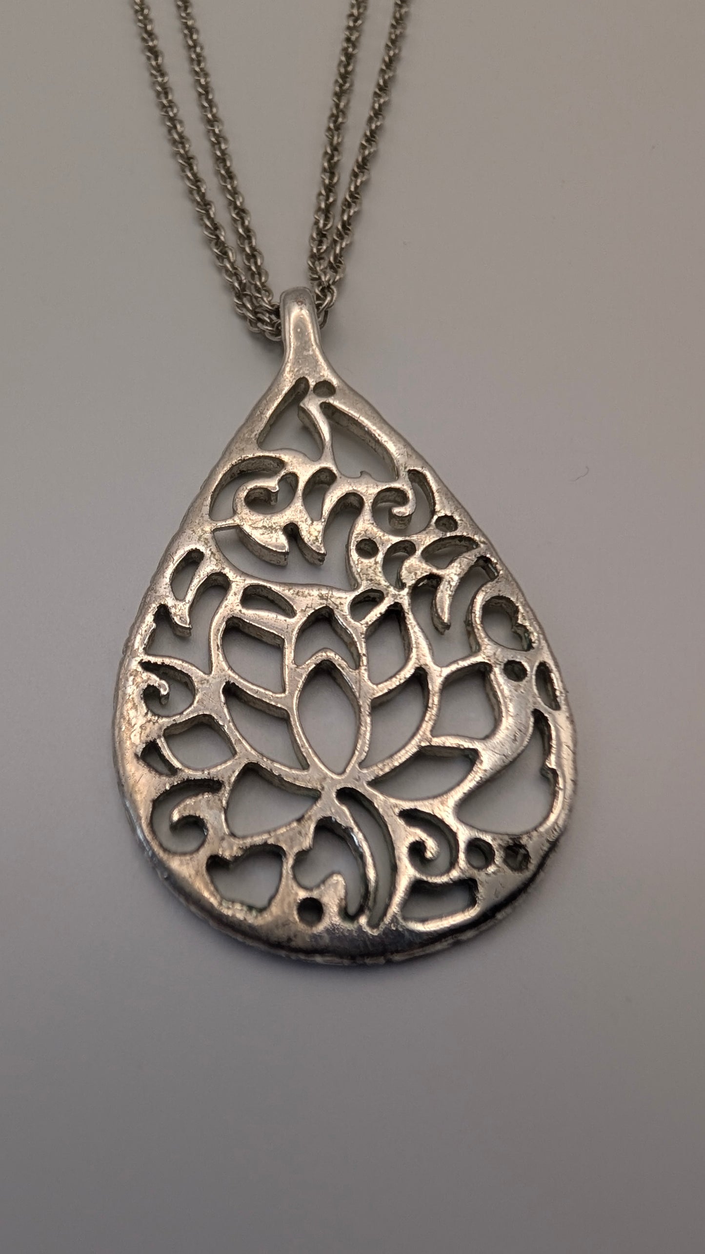 Pulse Irish Celtic Tear Drop Necklace