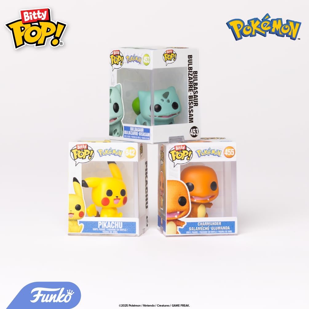 Funko Bitty POP! - Pokemon - Charmander, Jolteon, Lapras, Rattata Four Pack