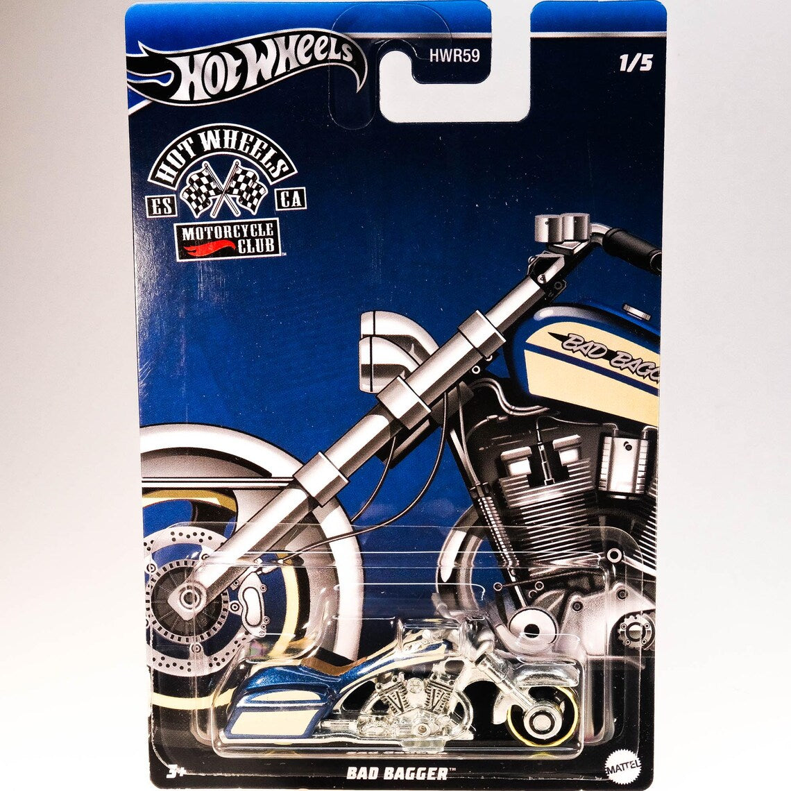 Hot Wheels Motorcycle Club - Bad Bagger - Mini BikeGDG44 - Mattel