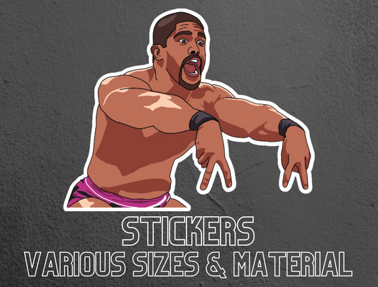 AEW Pro Wrestler Anthony Bowens Stickers