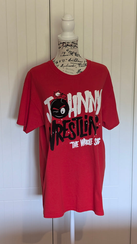 WWE NXT Johnny Gargano "Johnny Wrestling" T-Shirt - L - Unisex