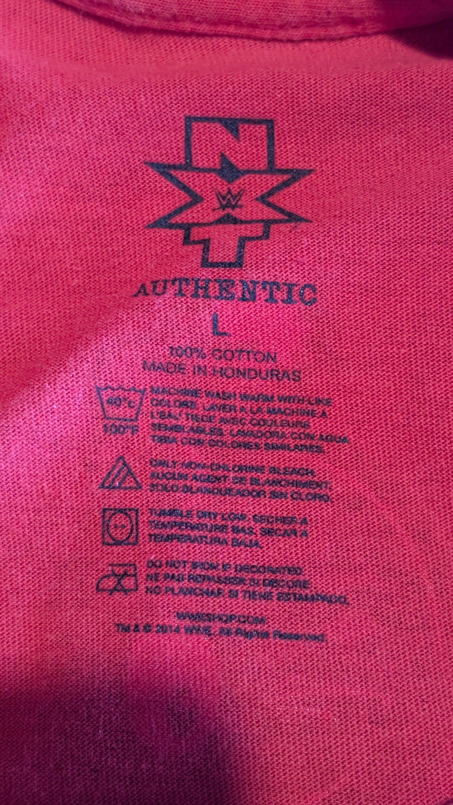 WWE NXT Johnny Gargano "Johnny Wrestling" T-Shirt - L - Unisex