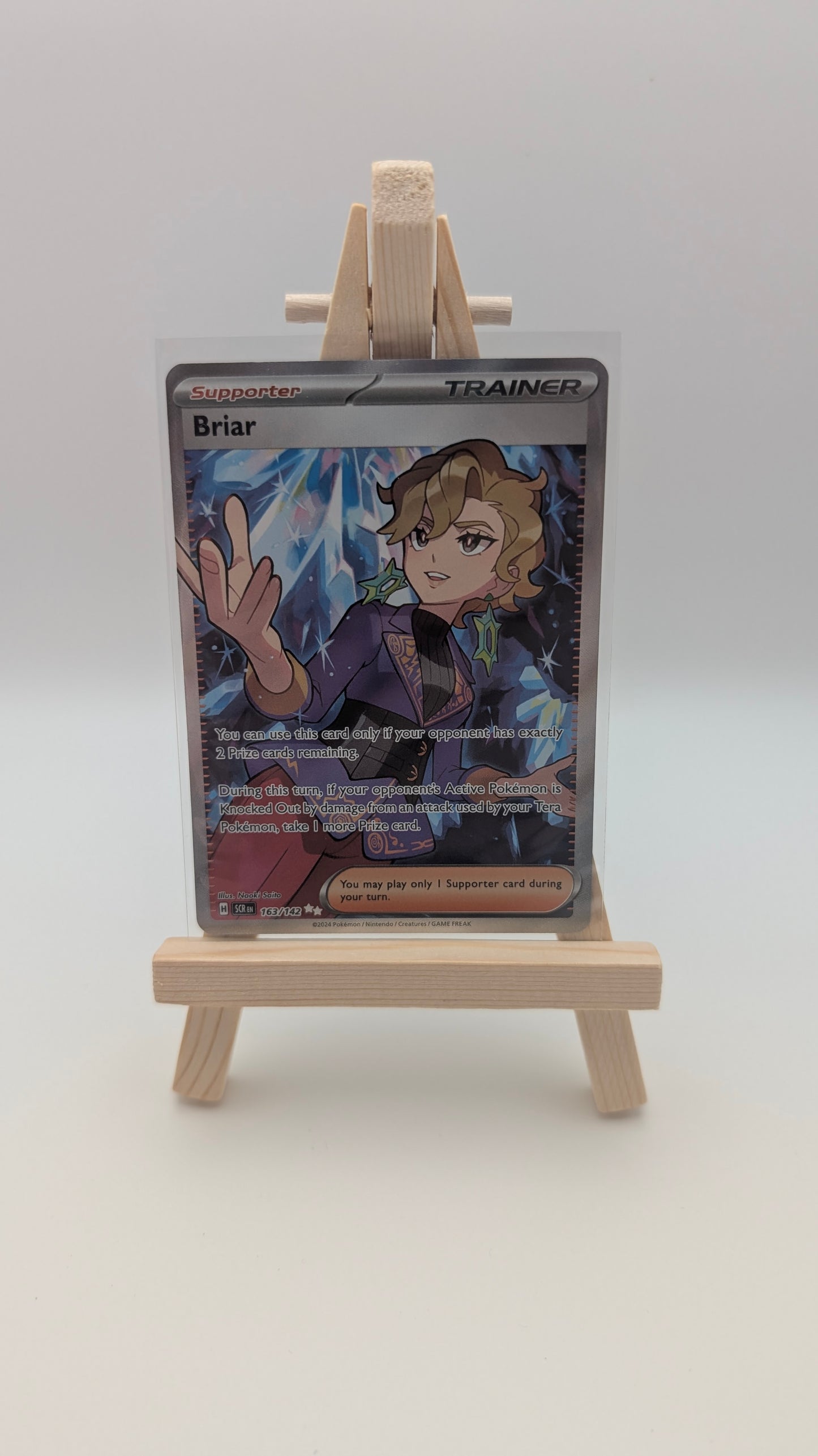 Pokemon TCG - Briar 163/142  - Ultra Rare Full Art Card