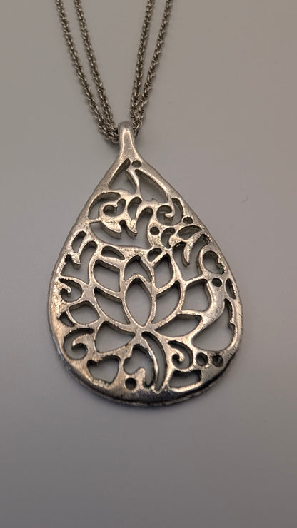 Pulse Irish Celtic Tear Drop Necklace