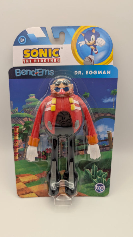 Sonic the Hedgehog Bend-Ems Action Figure - Dr Eggman - 14cm