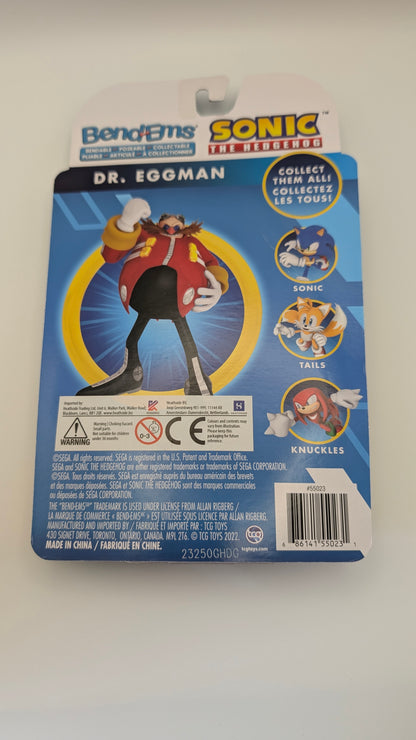 Sonic the Hedgehog Bend-Ems Action Figure - Dr Eggman - 14cm