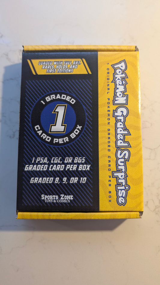 Pokemon TCG Graded Surprise Box from Sports Zone