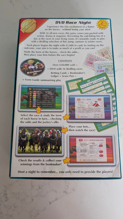 Cheetwell Games - Host Your Own Race Night - DVD Board Game (Second Hand)