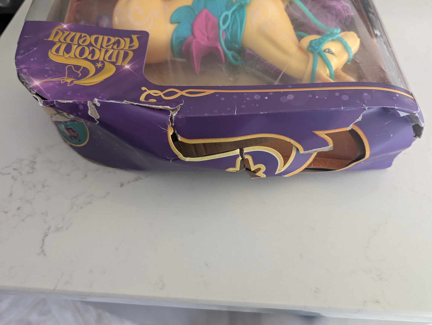 Netflix's Unicorn Academy - Leaf - 11 Inch Doll and accessories (DAMAGED BOX)