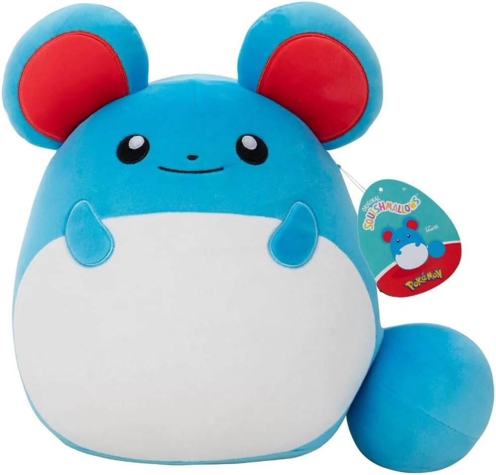 Pokemon Squishmallow - Marill - 10 Inches
