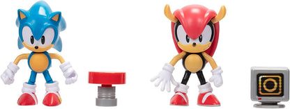 Sonic the Hedgehog - Classic Sonic & Classic Mighty Action Figure 2 Pack - 10cm