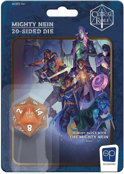 Critical Role The Mighty Nein 20 Sided Dice (DAMAGED PACKAGING)