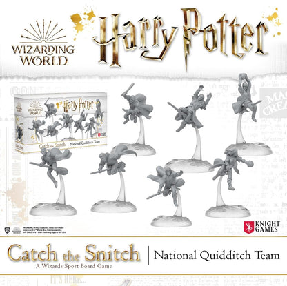 Harry Potter Miniatures - Catch the Snitch National Quidditch Team - Knight Games