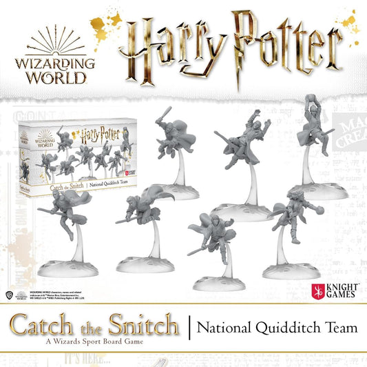 Harry Potter Miniatures - Catch the Snitch National Quidditch Team - Knight Games