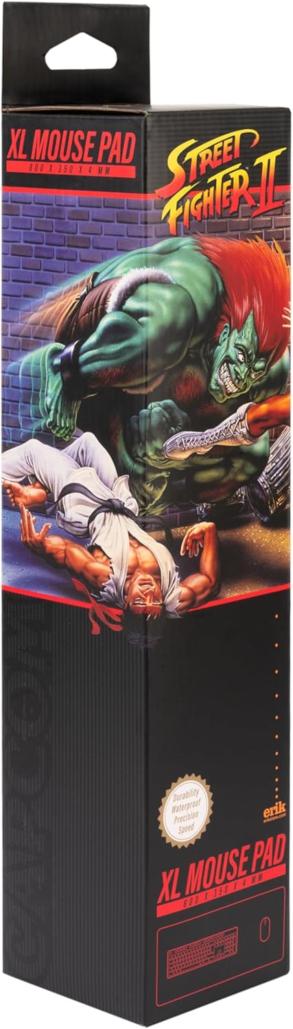 Street Fighter Gaming Mouse Desk Mat - 800 x 350mm