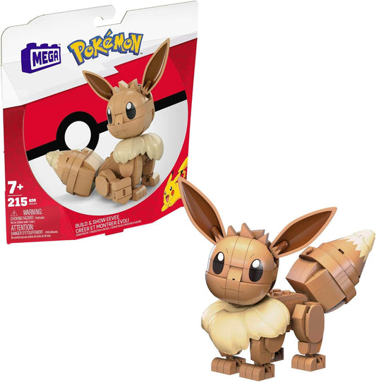 Mega Pokemon Building Blocks - Build & Show Eevee - 215 Pieces