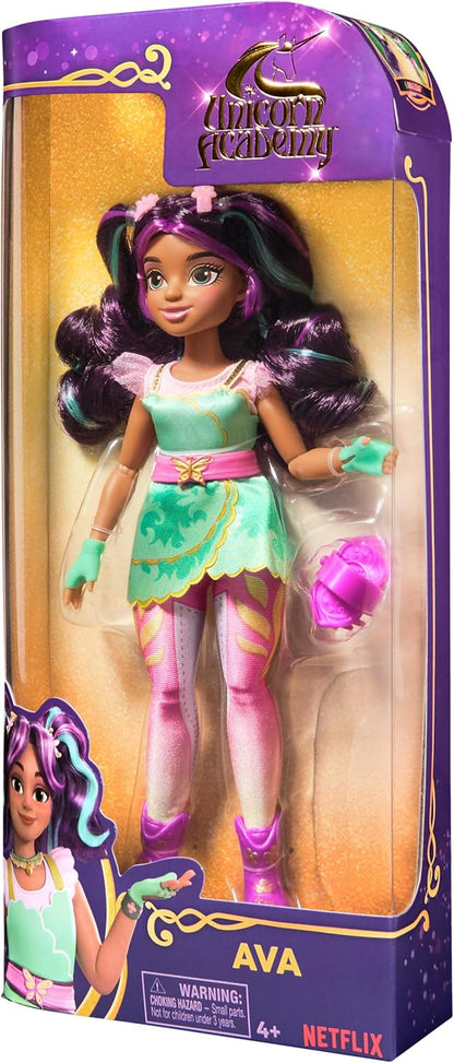Netflix's Unicorn Academy - Ava - 9 Inch Doll and accessory
