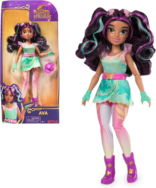 Netflix's Unicorn Academy - Ava - 9 Inch Doll and accessory