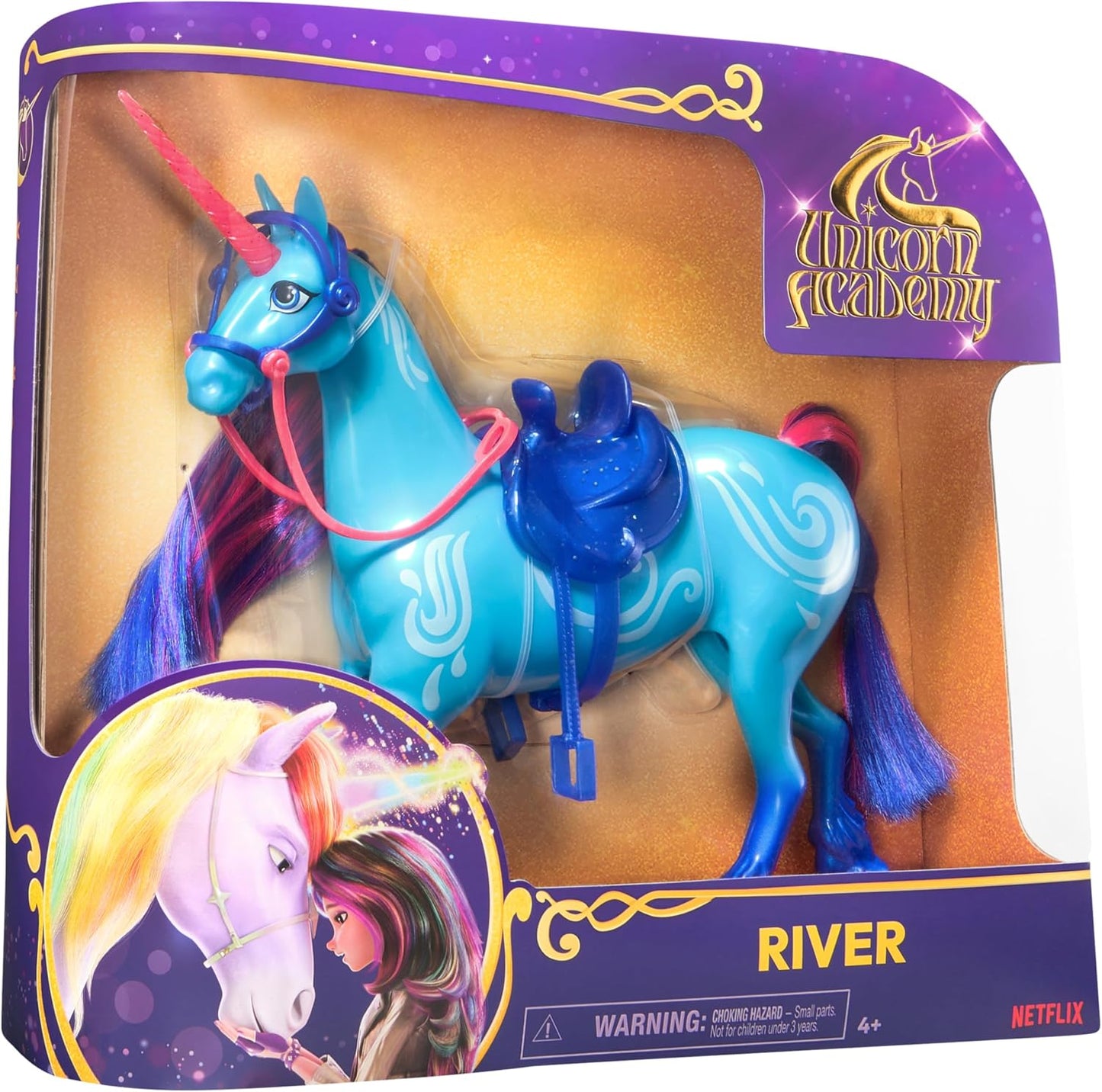 Netflix's Unicorn Academy - River - 11 Inch Doll and accessories