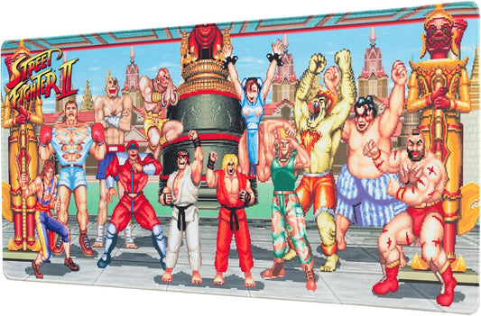 Street Fighter Gaming Mouse Desk Mat - 800 x 350mm