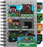 Minecraft Notebook Stationery  A5 Spiral Bound Planner with Dividers and Ruler