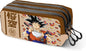 Dragon Ball Z Triple Pocket Pencil Case - Goku with Food