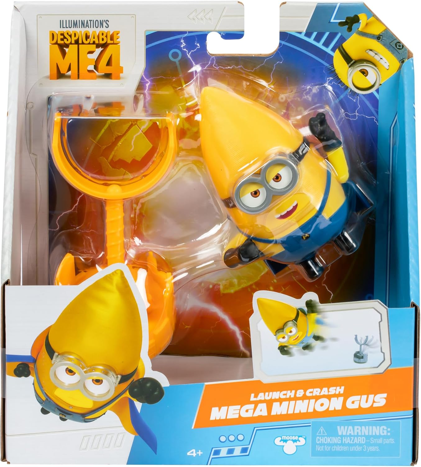 Despicable Me 4 - Mega Minion Gus - Launch and Crash Action Figure