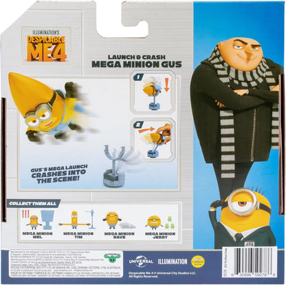 Despicable Me 4 - Mega Minion Gus - Launch and Crash Action Figure