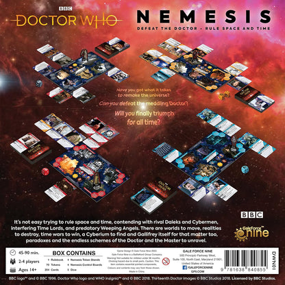 BBC Doctor Who - Nemesis - Gale Force Nine - Board Game