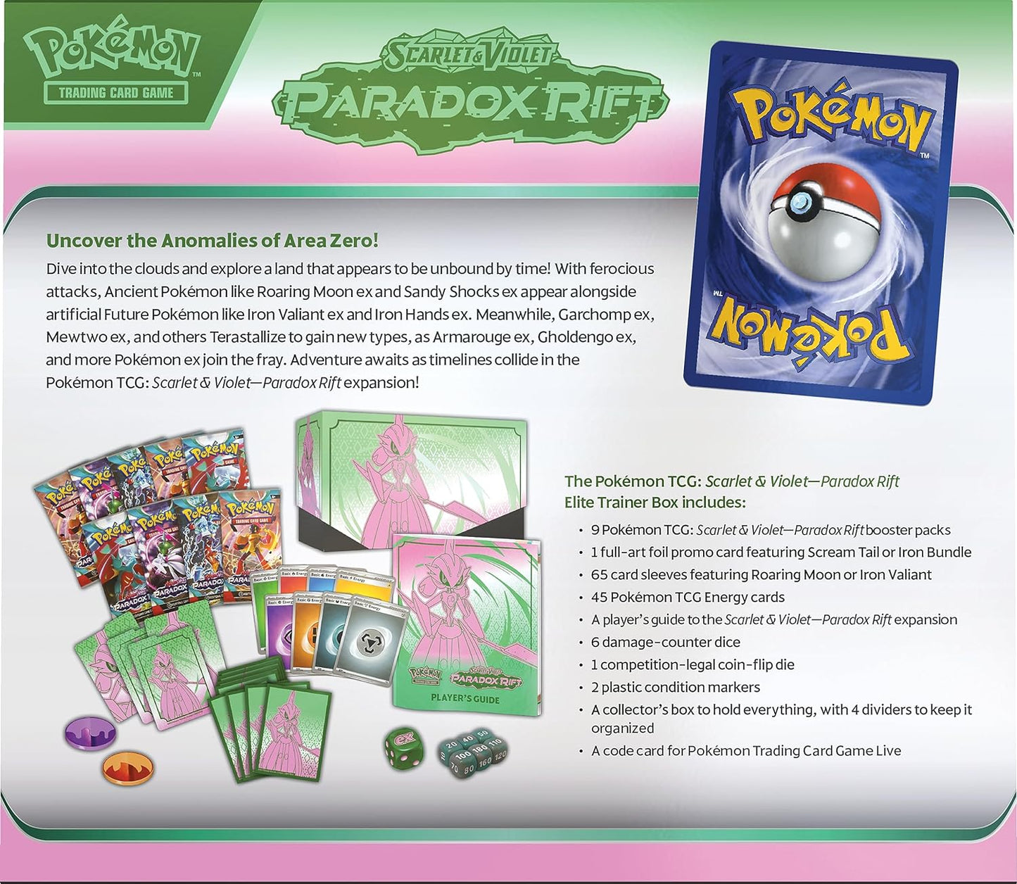 Pokemon TCG - Scarlet & Violet Paradox Rift Elite Trainer Box