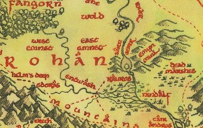 Lord of the Ring - Apron - Map of Middle Earth