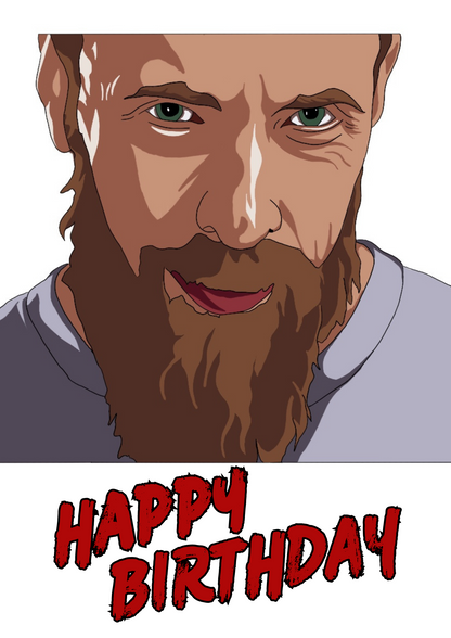 AEW Bryan Danielson A5 Birthday Card