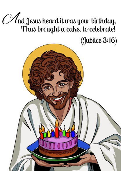 Jesus Christ Celebrate Birthday Card