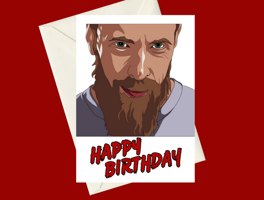 AEW Bryan Danielson A5 Birthday Card