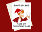 Futurama Fry "Shut Up and Take my Card" Happy Christmas A5 Card