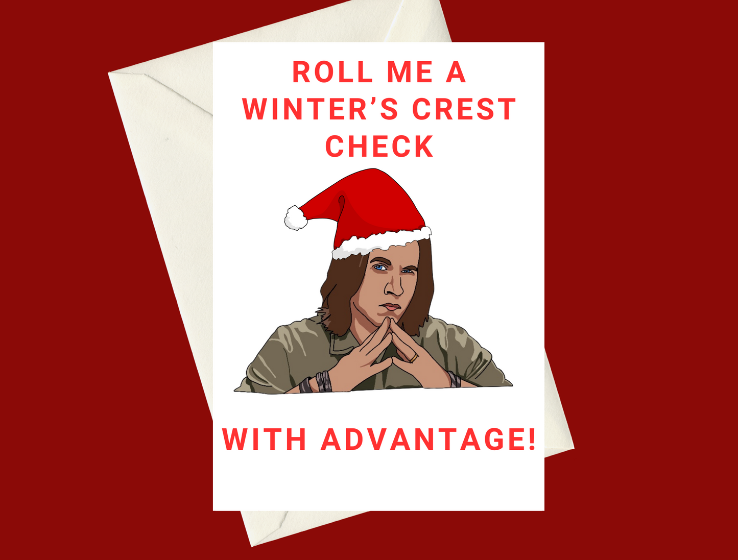 Matt Mercer Natural 20 Critical Role Christmas A5 Card