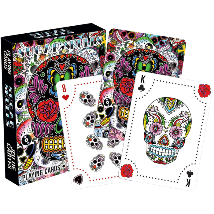 Aquarius Entertainment Sugar Skull Playing Cards 52 Card Deck