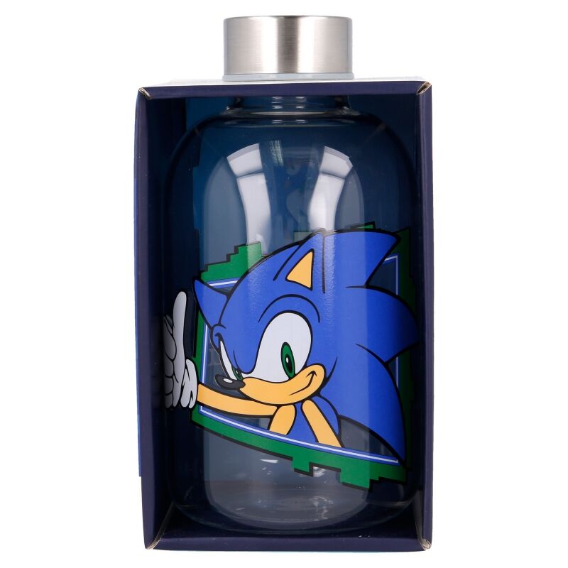 Sonic the Hedgehog Glass Water Bottle - 620ml