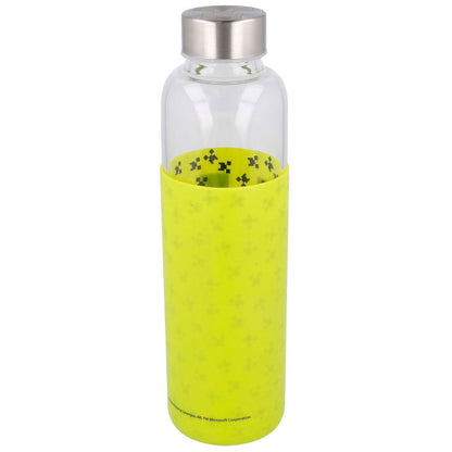 Minecraft Glass Bottle (w/ Silicone Cover) - 585ml