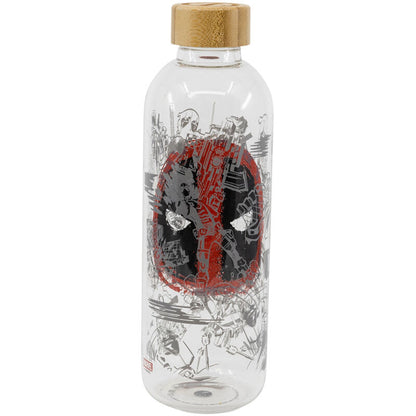 Marvel Deadpool Glass Water Bottle - 1030ml
