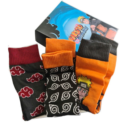 Naruto Shippuden - Pack of 3 Adult Socks