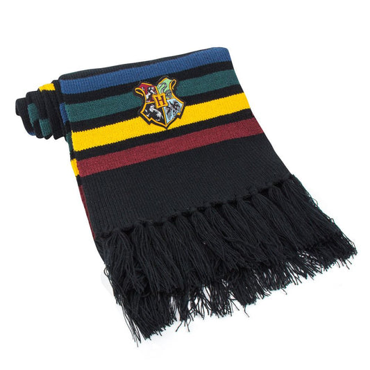 Harry Potter Scarf - Hogwarts Four Houses Rainbow (190 cm)