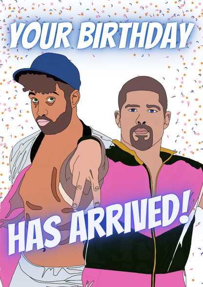 AEW The Acclaimed (Max Caster & Anthony Bowens) A5 Birthday Card