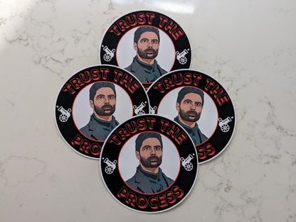 Mikel Arteta "Trust the Process" Arsenal Manager Stickers