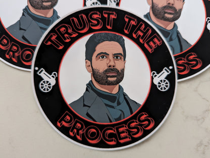 Mikel Arteta "Trust the Process" Arsenal Manager Stickers