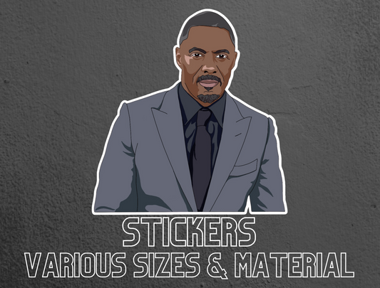 Idris Elba Stickers