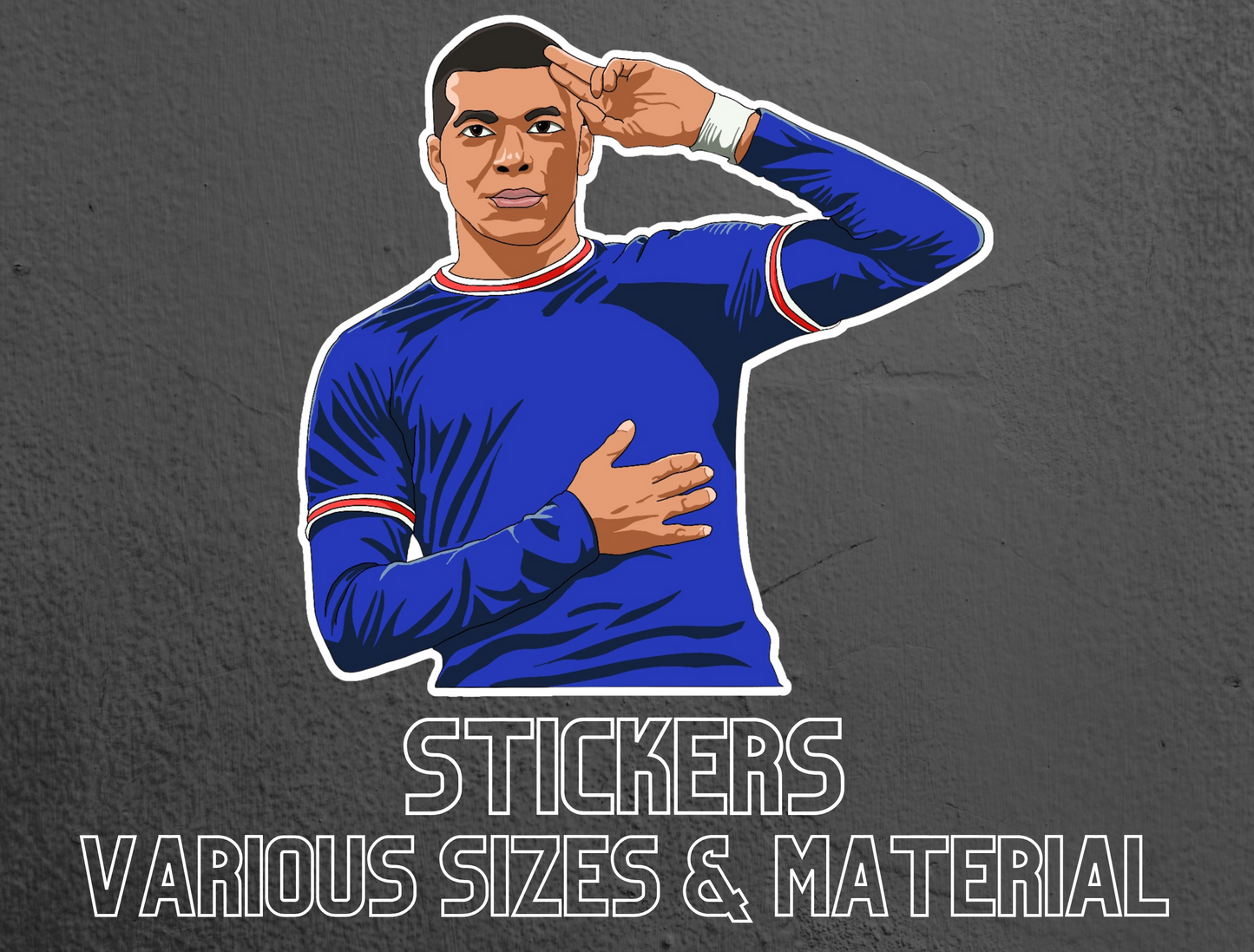 PSG Kylian Mbappe Stickers