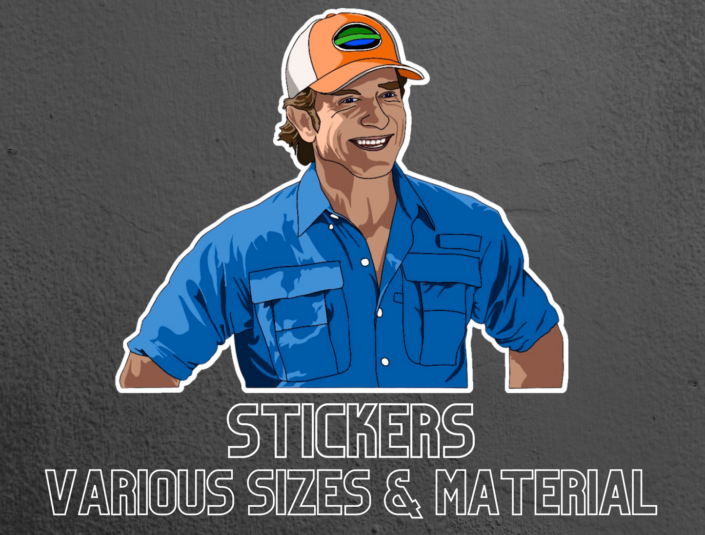 Survivor Jeff Probst Stickers