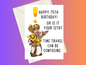 World of Warcraft Dragon Flight Chromie Birthday A5 Card